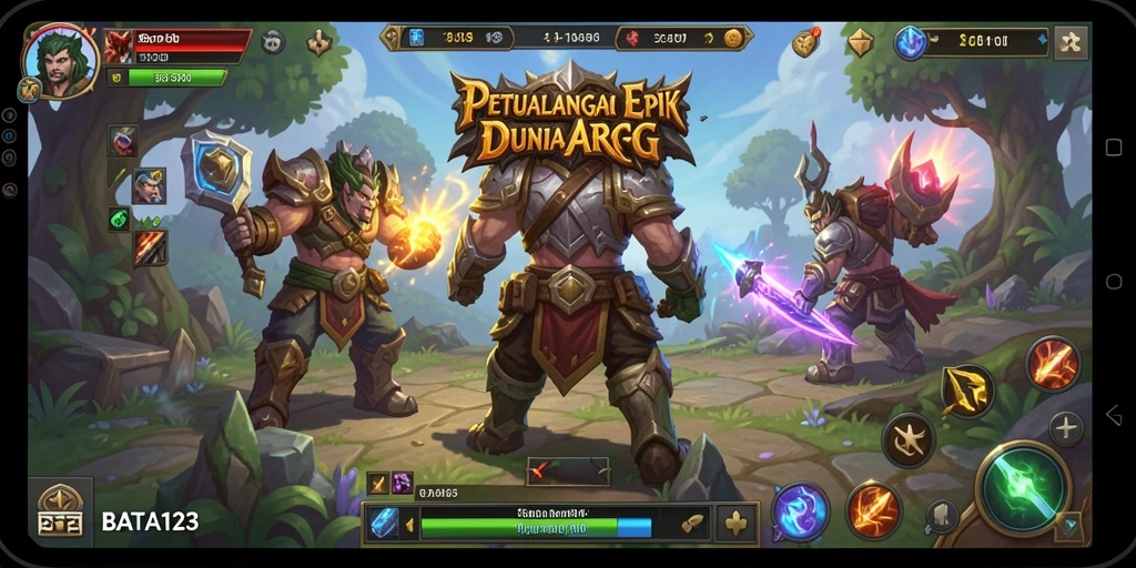 Tampilan dinamis dalam pertempuran ARPG BATA123 yang menegangkan.