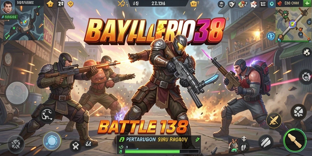 Tampilan menarik dari gameplay Battle Royale di DAYA138.