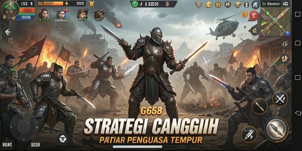 Tampilan gameplay intens di G668 yang menegangkan.