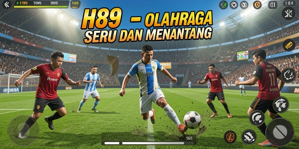 Tampilan gameplay H89 yang memukau dan penuh aksi olahraga.