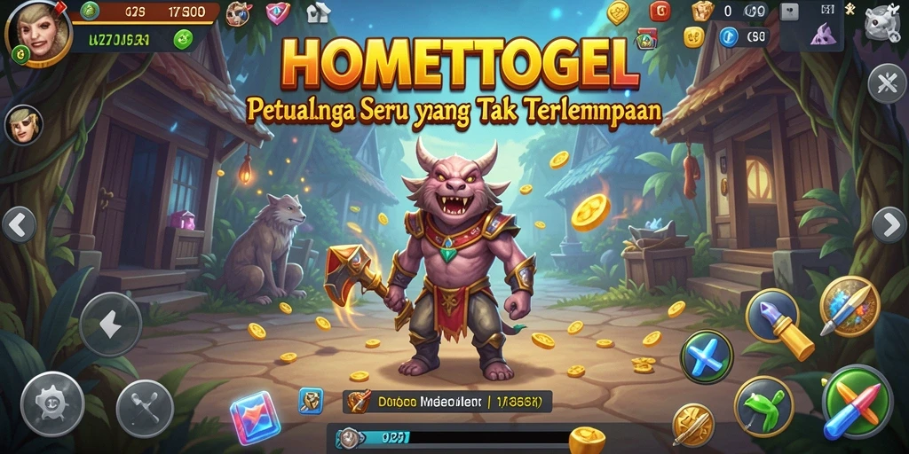 Gameplay HOMETOGEL yang mendebarkan dan penuh tantangan.
