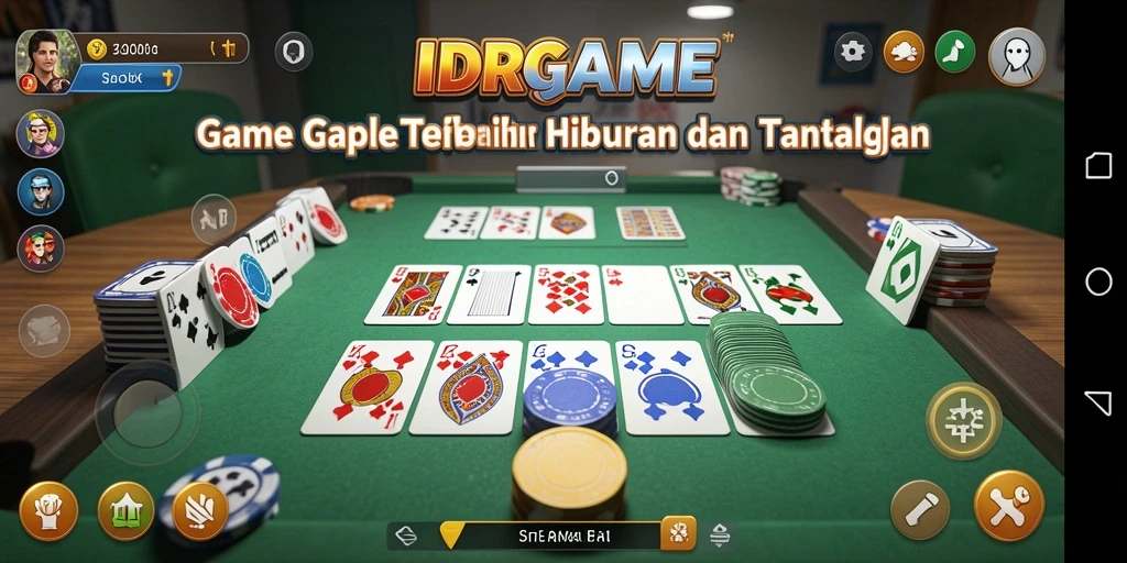 Tampilan gameplay Gaple yang seru dan interaktif.