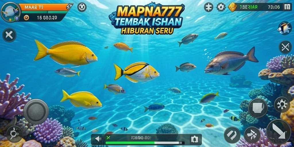 Tampilan gameplay seru menembak ikan di MAPNA777.