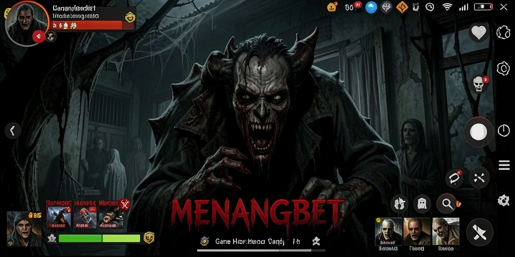 Gameplay MENANGBET yang mencekam dengan suasana horor yang kental.