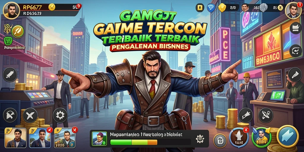 Screenshot utama RP6677 menampilkan gameplay Tycoon yang menantang dan seru.