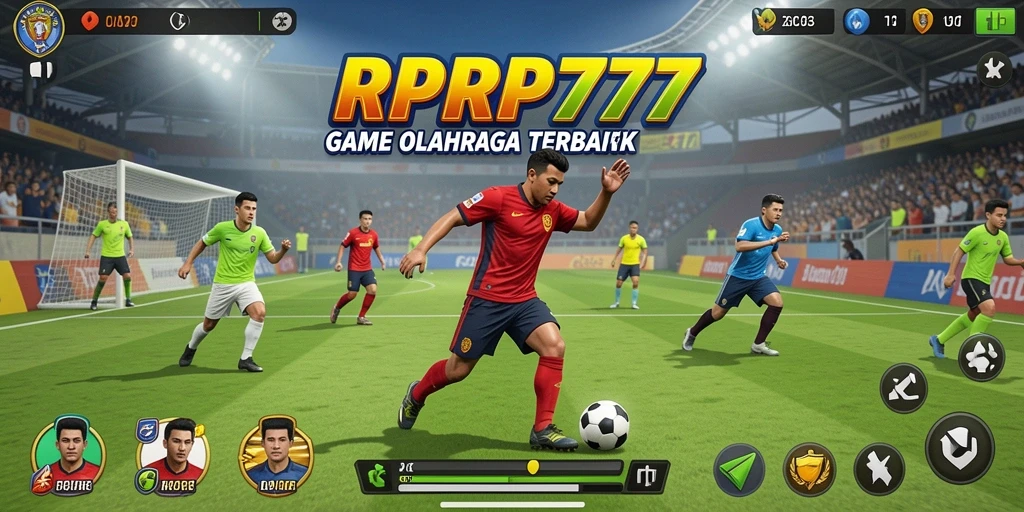 Screenshot RPRP777 yang menunjukkan aksi seru dalam gameplay olahraga.