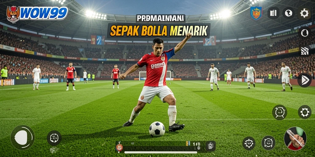 Tampilan gameplay WOW99 yang mendebarkan dalam momen pertandingan.